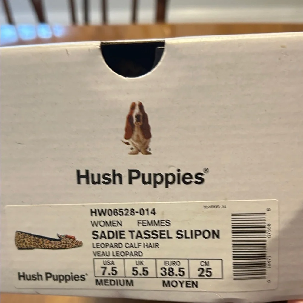 Hush Puppies Women's Leopard Tassel Loafers - Picture 4 of 5